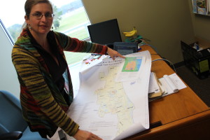 Riverkeeper Lisa Rinaman in her office at Jacksonville University.  Photo: Lisa Grubba