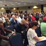 Capacity crowd at UNF's town hall meeting.