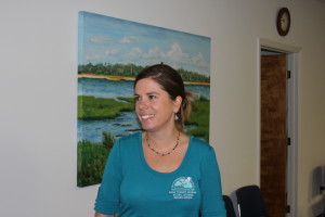 Coastal Training Specialist Lisa Sansom gave a presentation on invasive plant species at Guana Reserve.