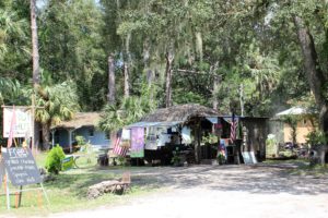 The Nut Hut in front of Teresa and Curtis Lashley's home offered free meals to all volunteers helping with clean up. (Photo: Lisa Grubba)